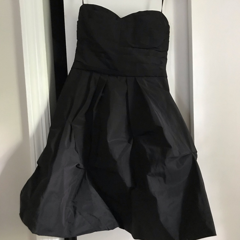 BCBG strapless dress black size 0